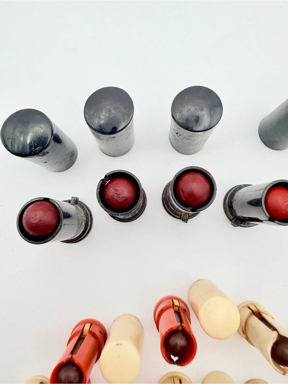 Rare Vintage 1930s 40s Don Juan Lipstick Refills and Testers Lot